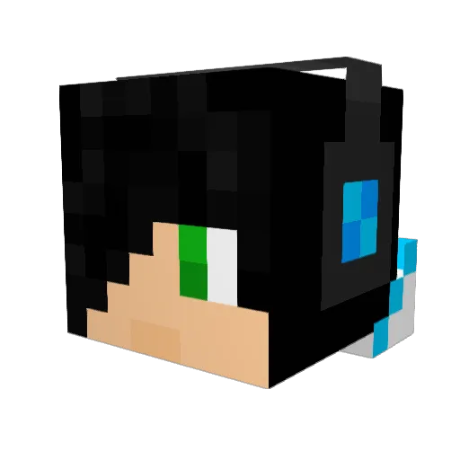 mohmmad90 Minecraft avatar head, 3D render