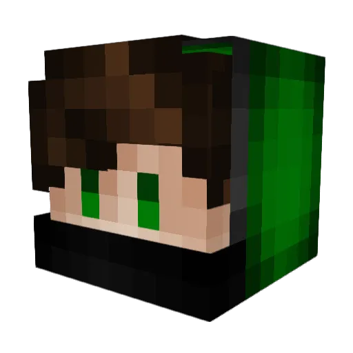 moi55555tm Minecraft avatar head, 3D render