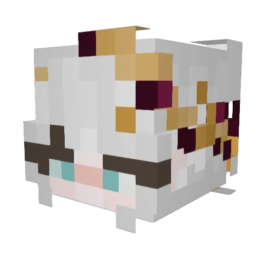 moikstghost Minecraft avatar head, 3D render