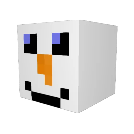 moimoi1 Minecraft avatar head, 3D render