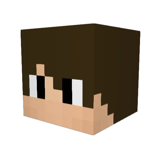 moise19 Minecraft avatar head, 3D render