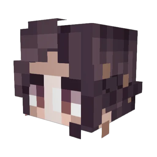 moistbreadcrumb Minecraft avatar head, 3D render