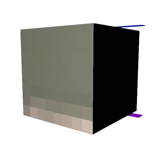 moistoctane Minecraft avatar head, 3D render