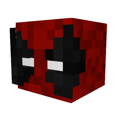 moistyenergy Minecraft avatar head, 3D render