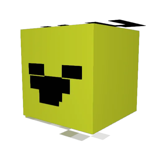 mojahetto226 Minecraft avatar head, 3D render