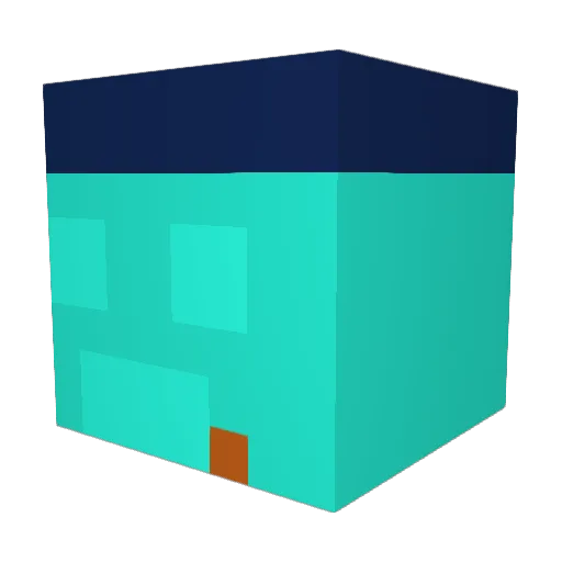 mojangstrash Minecraft avatar head, 3D render