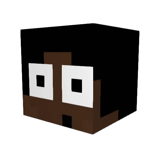 mojeng3 Minecraft avatar head, 3D render
