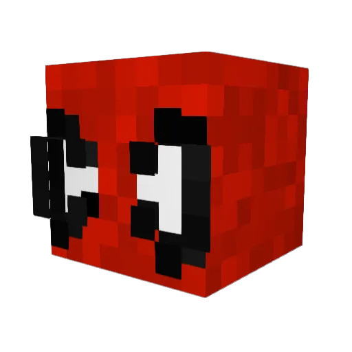 mojicae1 Minecraft avatar head, 3D render
