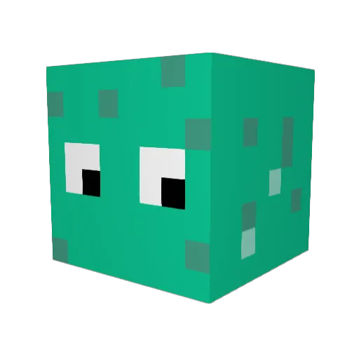 mojjiigt Minecraft avatar head, 3D render