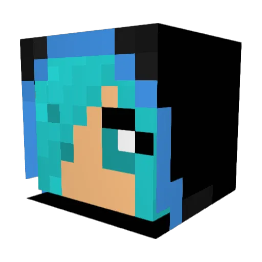 mojo9919 Minecraft avatar head, 3D render