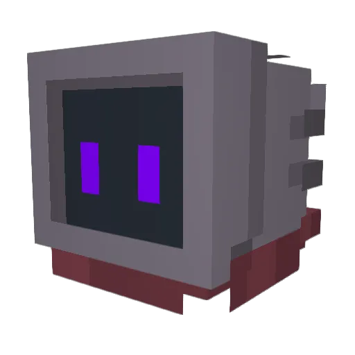 mojrek Minecraft avatar head, 3D render