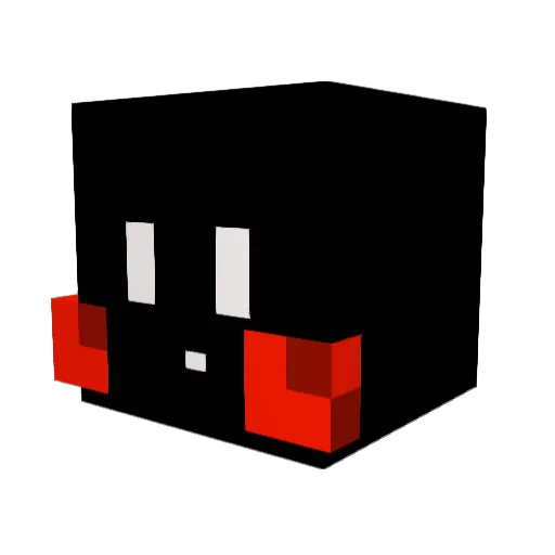 moka0127 Minecraft avatar head, 3D render