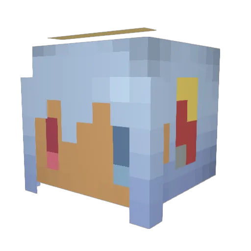moka601 Minecraft avatar head, 3D render