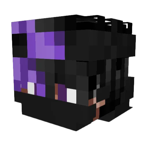 mokenn Minecraft avatar head, 3D render