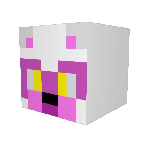 moki_likloki Minecraft avatar head, 3D render
