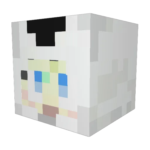 mokichi8492 Minecraft avatar head, 3D render