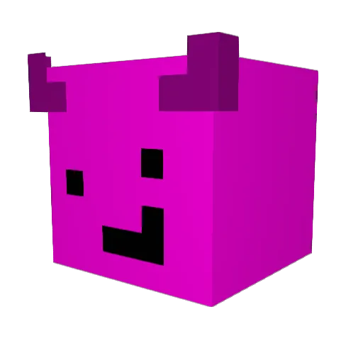 mokrykasztan_ Minecraft avatar head, 3D render