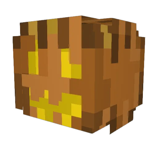 mol_d Minecraft avatar head, 3D render
