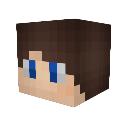 molch100 Minecraft avatar head, 3D render