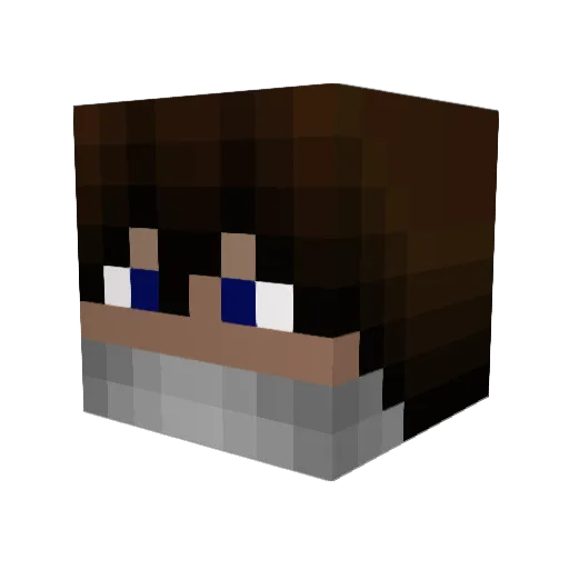 moldmax Minecraft avatar head, 3D render