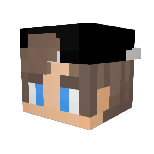 moldovacheats Minecraft avatar head, 3D render