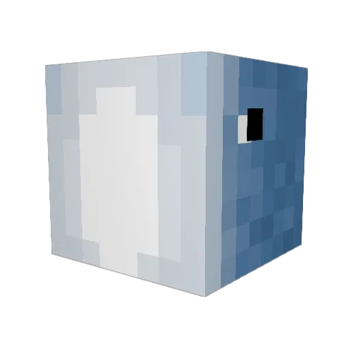 moldy_banan Minecraft avatar head, 3D render