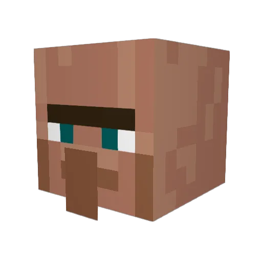 moldy_fish Minecraft avatar head, 3D render