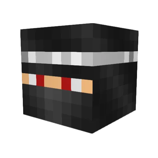moldybatman Minecraft avatar head, 3D render