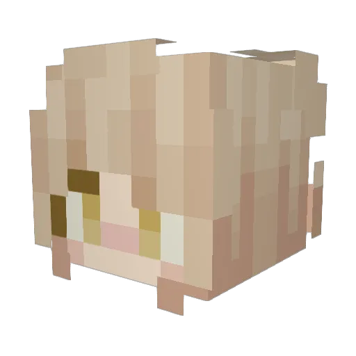 moldycheerioss Minecraft avatar head, 3D render