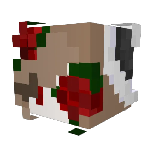 molfboy Minecraft avatar head, 3D render