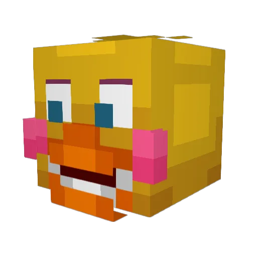 mollie06 Minecraft avatar head, 3D render