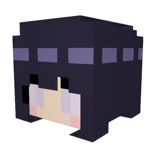 mollie_nutty Minecraft avatar head, 3D render