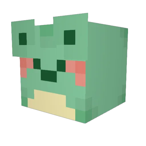 mollymeyer Minecraft avatar head, 3D render