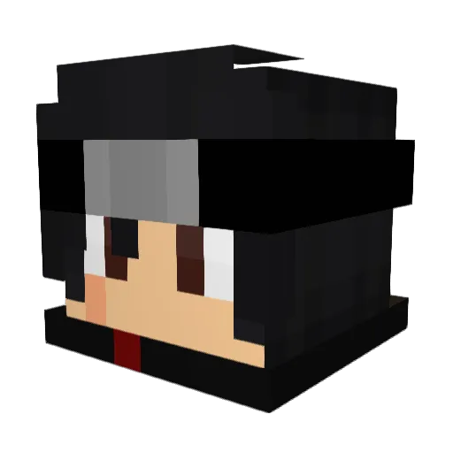 molochko_33 Minecraft avatar head, 3D render