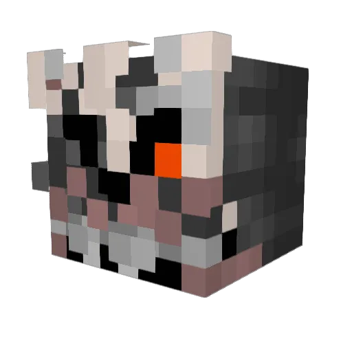 moltenfan1 Minecraft avatar head, 3D render