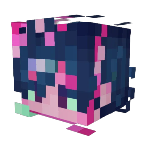 moltmaster Minecraft avatar head, 3D render