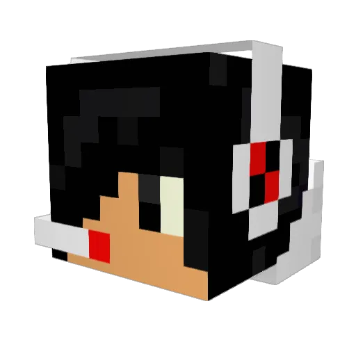 moltress9087 Minecraft avatar head, 3D render
