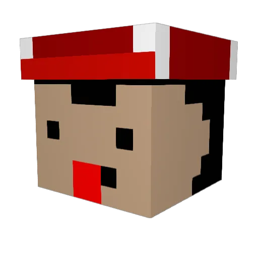 moly0202 Minecraft avatar head, 3D render