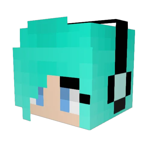 molzzoo6464 Minecraft avatar head, 3D render