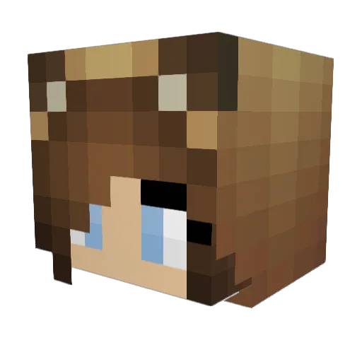 momack2 Minecraft avatar head, 3D render