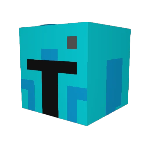 momdad174 Minecraft avatar head, 3D render