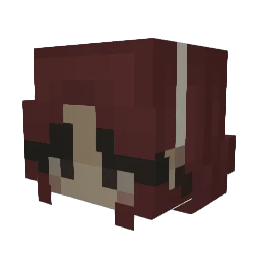 momfridge Minecraft avatar head, 3D render