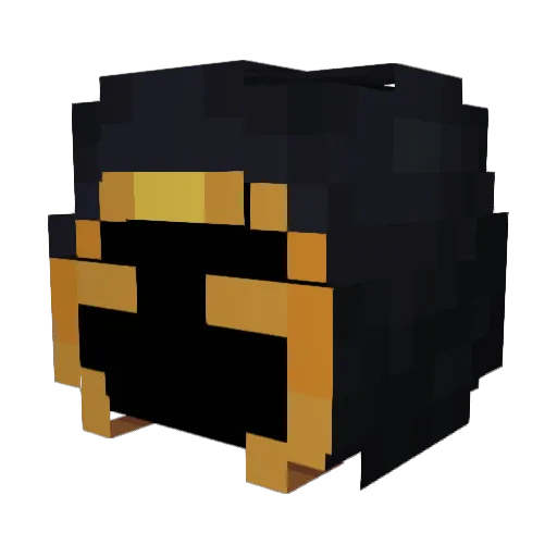 momincreep Minecraft avatar head, 3D render