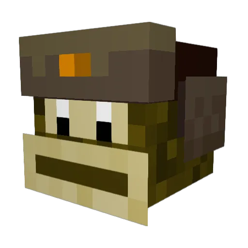mommamia0923 Minecraft avatar head, 3D render