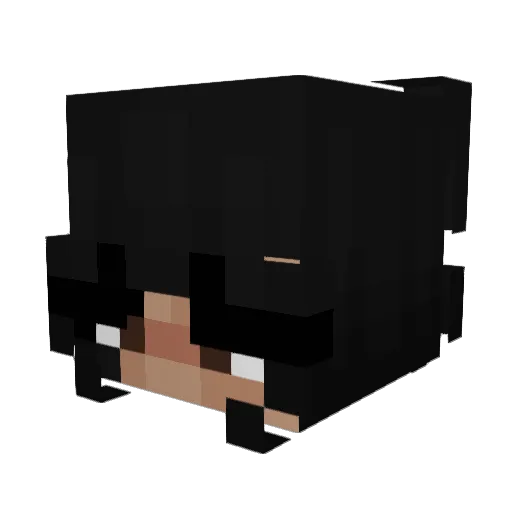 mommasaurusbex Minecraft avatar head, 3D render