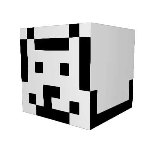 momolvr69 Minecraft avatar head, 3D render