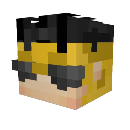 momoo05 Minecraft avatar head, 3D render