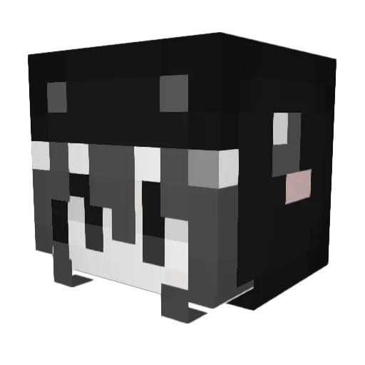 momslife Minecraft avatar head, 3D render