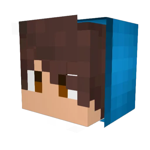 monaldstro Minecraft avatar head, 3D render