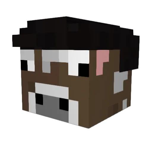 monasterio123 Minecraft avatar head, 3D render